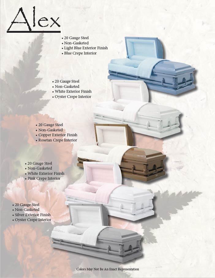 OcwiejaRobles Funeral Home Carnation Burial Plan Casket Selection